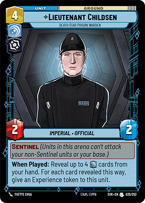 【SOR035/EN】Lieutenant Childsen - Death Star Prison Warden