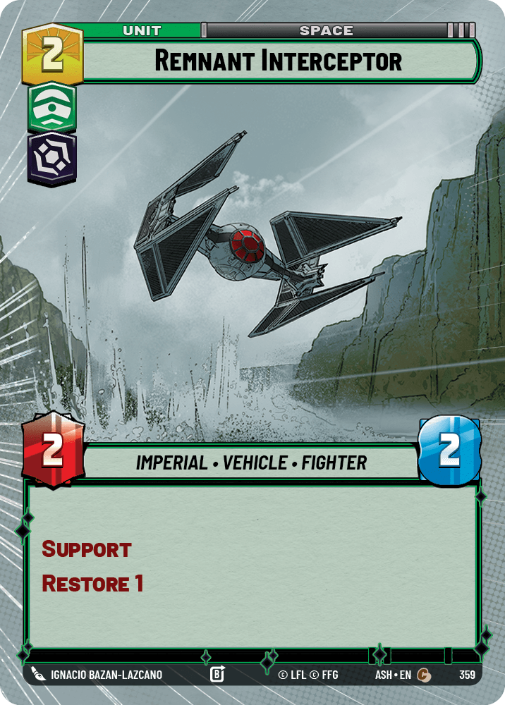 【ASH359/EN】Remnant Interceptor (Hyperspace)