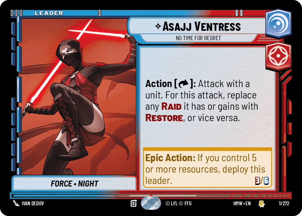 【HMW001/EN】Asajj Ventress - No Time For Regret
