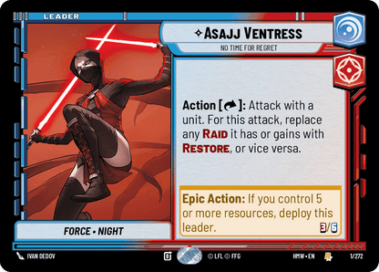 【HMW001/EN】Asajj Ventress - No Time For Regret