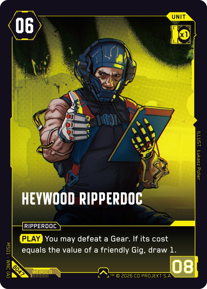 【WNCBβ047/EN】Heywood Ripperdoc