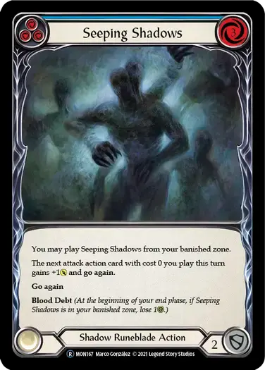 【U-MON167/EN】Seeping Shadows[Blue]