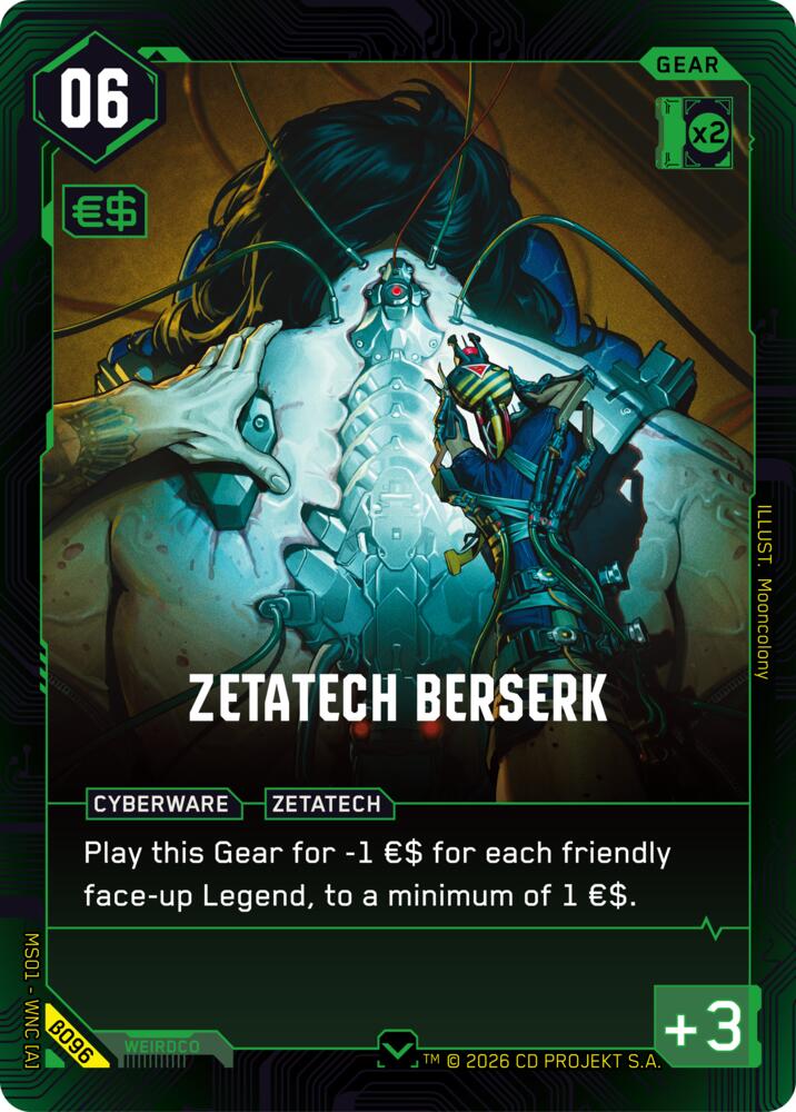 【WNCBβ096/EN】Zetatech Berserk