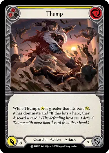 【ELE210/EN】Thump[Yellow]