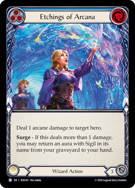 【ROS191/EN/RF】Etchings of Arcana/秘奥の刻印[Blue]