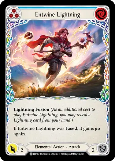 【ELE102/EN/RF】Entwine Lightning[Blue]