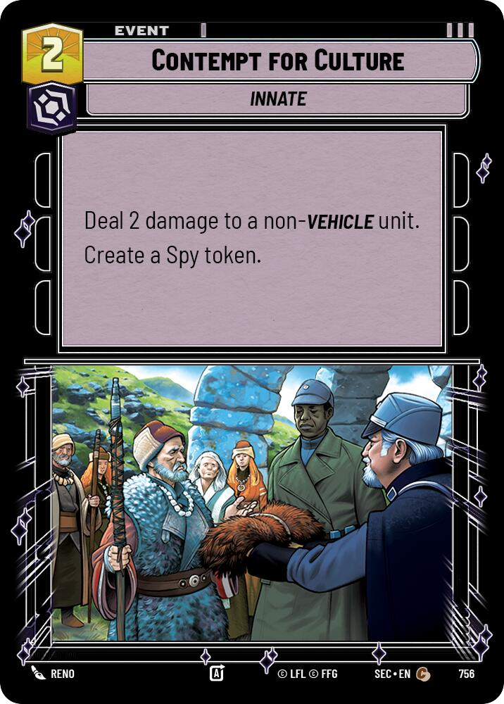 【SEC0756/EN】Contempt for Culture (Foil)