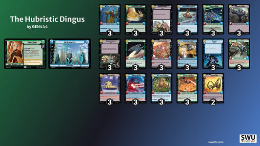 【SWU】Count Dooku コモナーデッキ