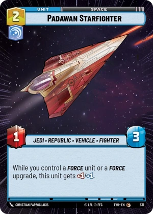 【傷あり特価】【TWI331/EN】Padawan Starfighter(HYPERSPACE)
