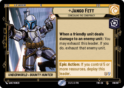 【TWI016/EN】Jango Fett - Concealing the Conspiracy