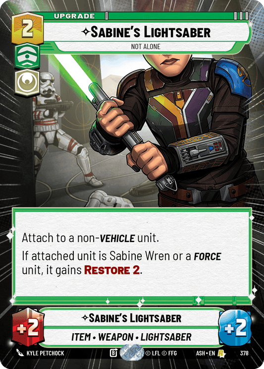 【ASH378/EN】Sabine's Lightsaber - Not Alone (Hyperspace)