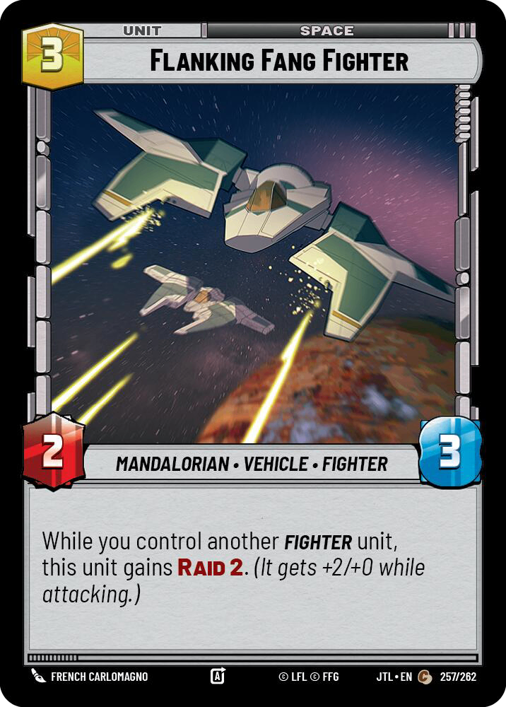 【JTL755/EN】Flanking Fang Fighter(Foil)