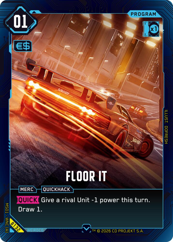 【WNCBβ132/EN】Floor It