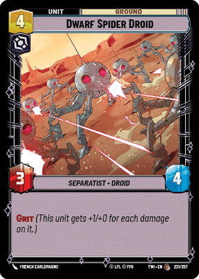 【TWI231/EN】Dwarf Spider Droid(FOIL)