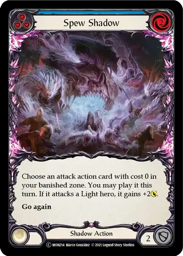 【U-MON214/EN】Spew Shadow[Blue]