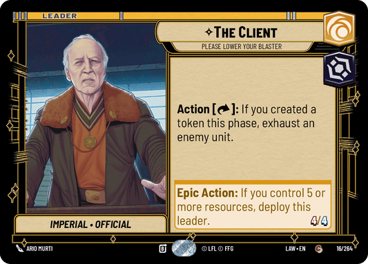 【LAW016/EN】The Client - Please Lower Your Blaster