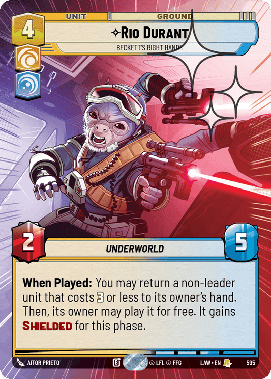 【LAW595/EN】Rio Durant - Beckett's Right Hands (Hyperspace/Foil)