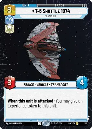 【LOF311/EN】T-6 Shuttle 1974 - Stay Close(Hyperspace)