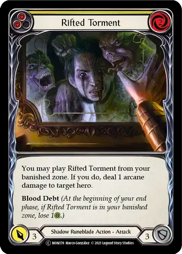 【U-MON178/EN】Rifted Torment[Yellow]
