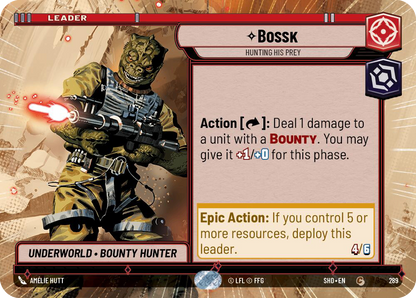 【SHD289/EN】Bossk - Hunting His Prey (HYPERSPACE)