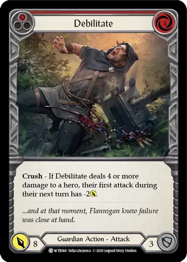 【U-WTR066/EN】Debilitate[Red]