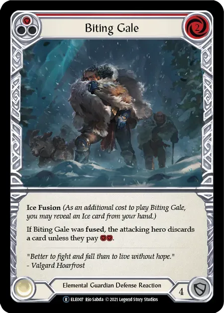 【U-ELE007/EN】Biting Gale[Red]