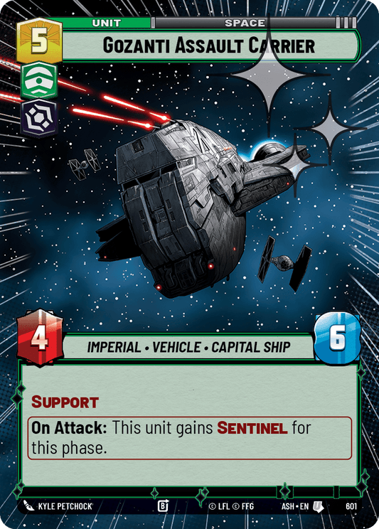 【ASH601/EN】Gozanti Assault Carrier (Hyperspace/Foil)
