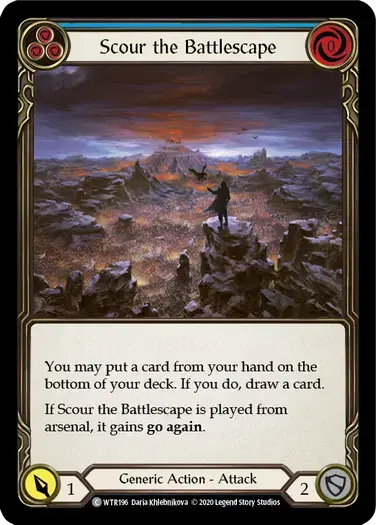 【U-WTR196/EN】Scour the Battlescape[Blue]