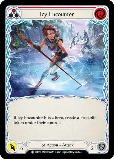 【ELE157/EN/RF】Icy Encounter[Red]