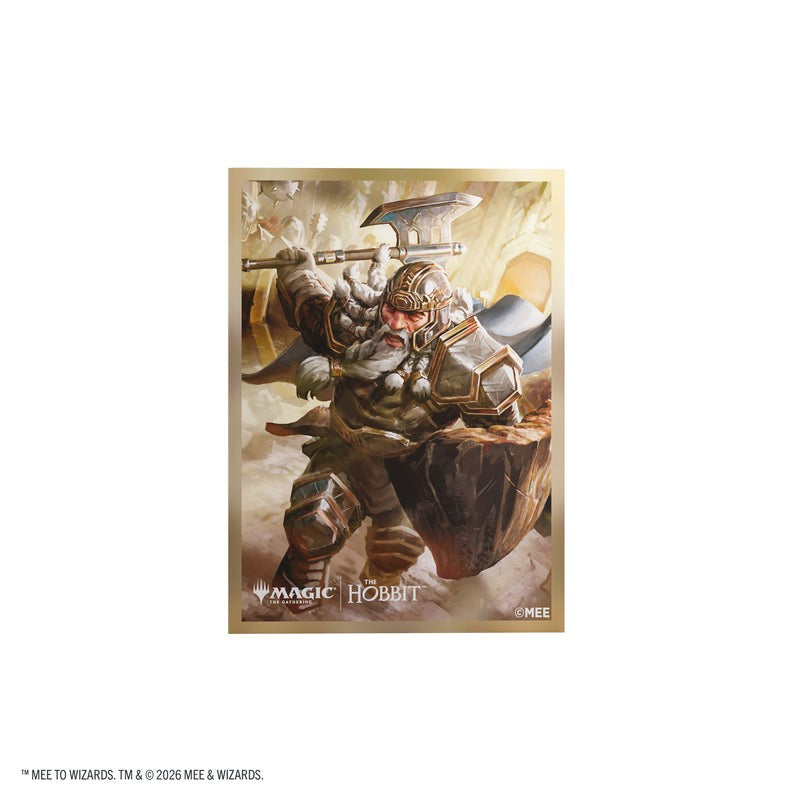【GAMEGENIC】Magic: The Gathering | The Hobbit Premium Art Sleeves - Thorin, Mountain-king※配送方法はゆうパックをご選択ください