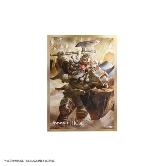 【GAMEGENIC】Magic: The Gathering | The Hobbit Premium Art Sleeves - Thorin, Mountain-king※配送方法はゆうパックをご選択ください