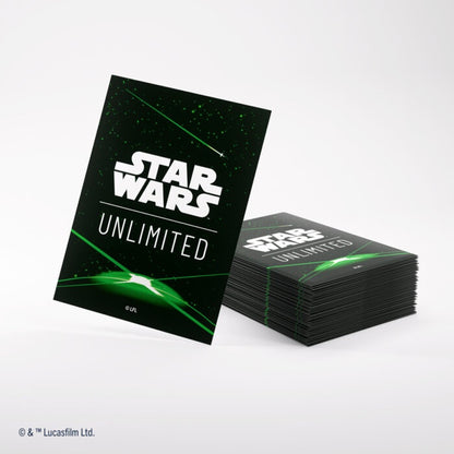 【GAMEGENIC】SWU ART SLEEVES - Card Back Green※配送方法はゆうパックをご選択ください
