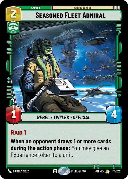 【JTL609/EN】Seasoned Fleet Admiral(Foil)