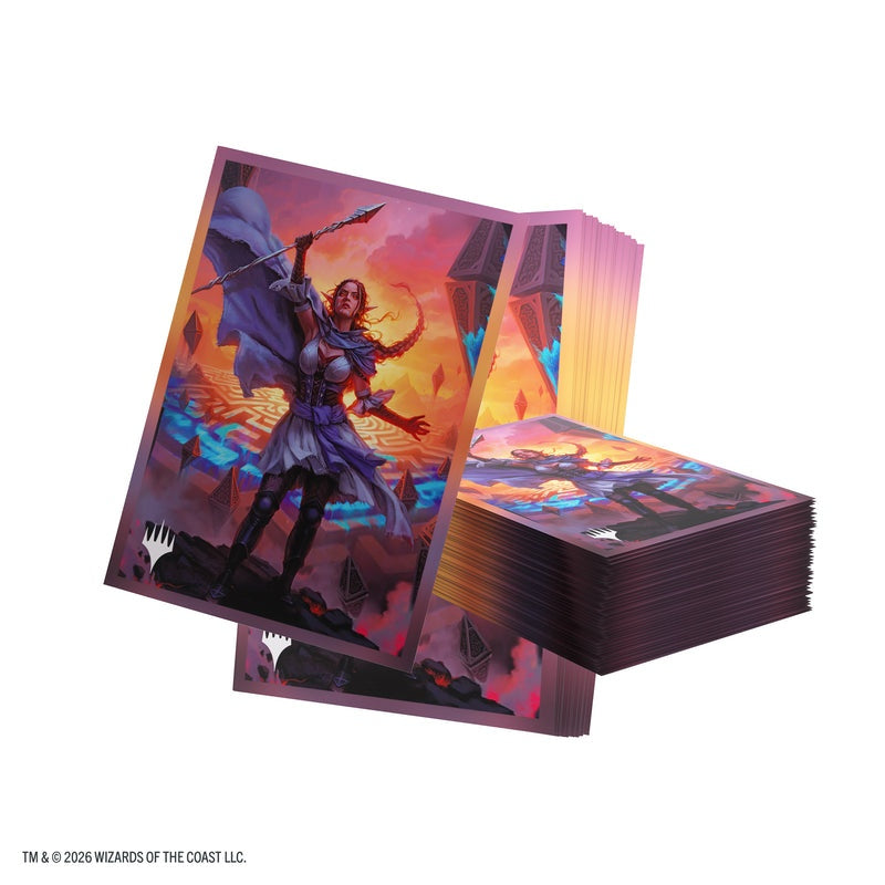 【GAMEGENIC】Magic: The Gathering | REALITY FRACTURE PREMIUM ART SLEEVES - NISSA, LEYLINE TAMER※配送方法はゆうパックをご選択ください