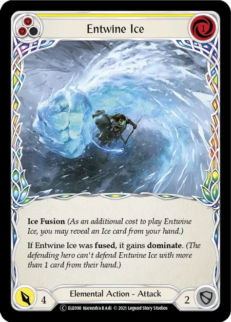【U-ELE098/EN】Entwine Ice[Yellow]