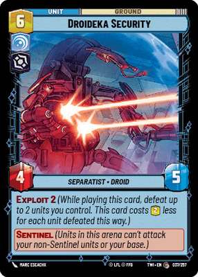 【TWI037/EN】Droideka Security(FOIL)