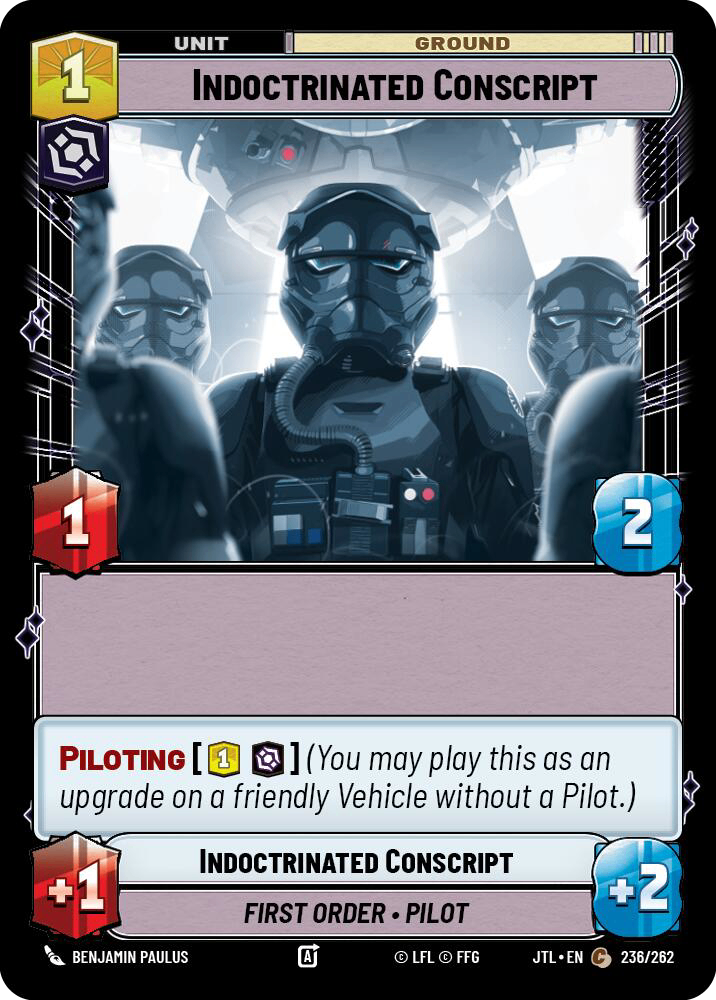 【JTL734/EN】Indoctrinated Conscript(Foil)