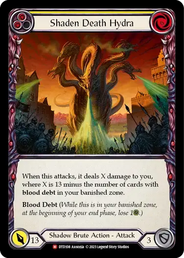 【DTD108/EN】Shaden Death Hydra