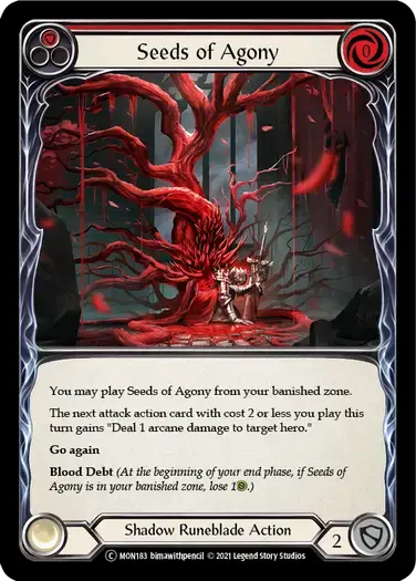 【U-MON183/EN】Seeds of Agony[Red]