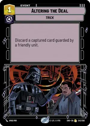 【SHD243/EN】Altering the Deal (FOIL)