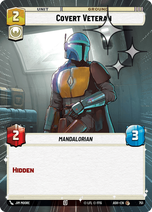 【ASH751/EN】Covert Veteran (Hyperspace/Foil)