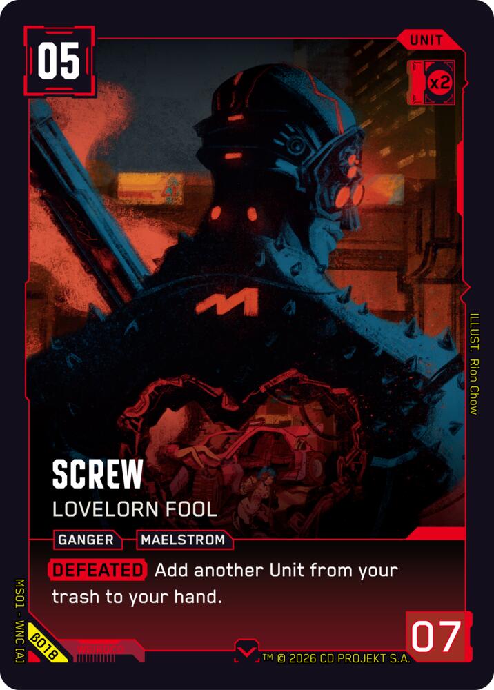【WNCBβ018/EN】Screw: Lovelorn Fool