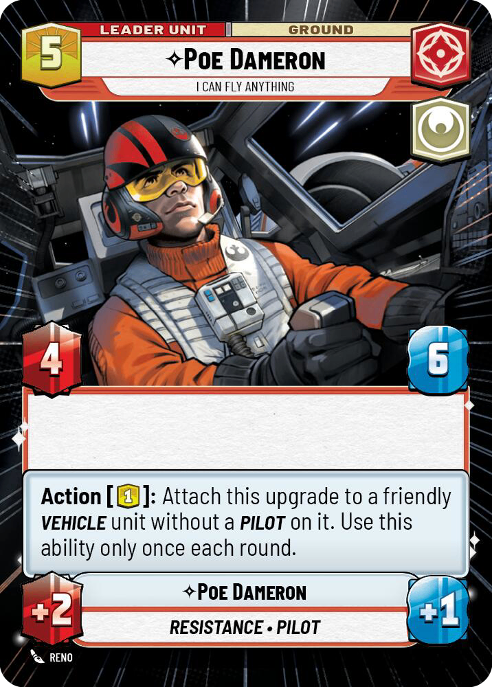 【JTL275/EN】Poe Dameron - I Can Fly Anything(Hyperspace)