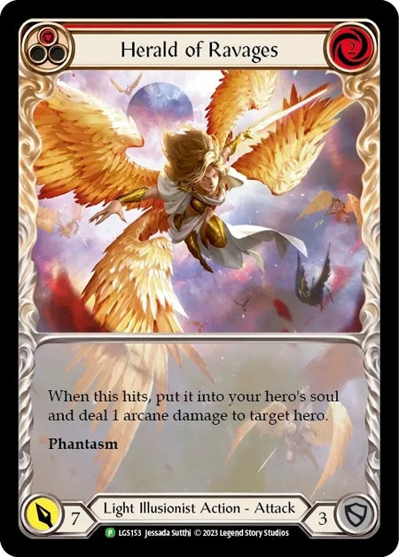 【傷あり特価】【LGS153/EN/RF】Herald of Ravages[Red]