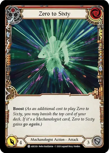 【U-ARC026/EN】[RF] Zero to Sixty[Red]