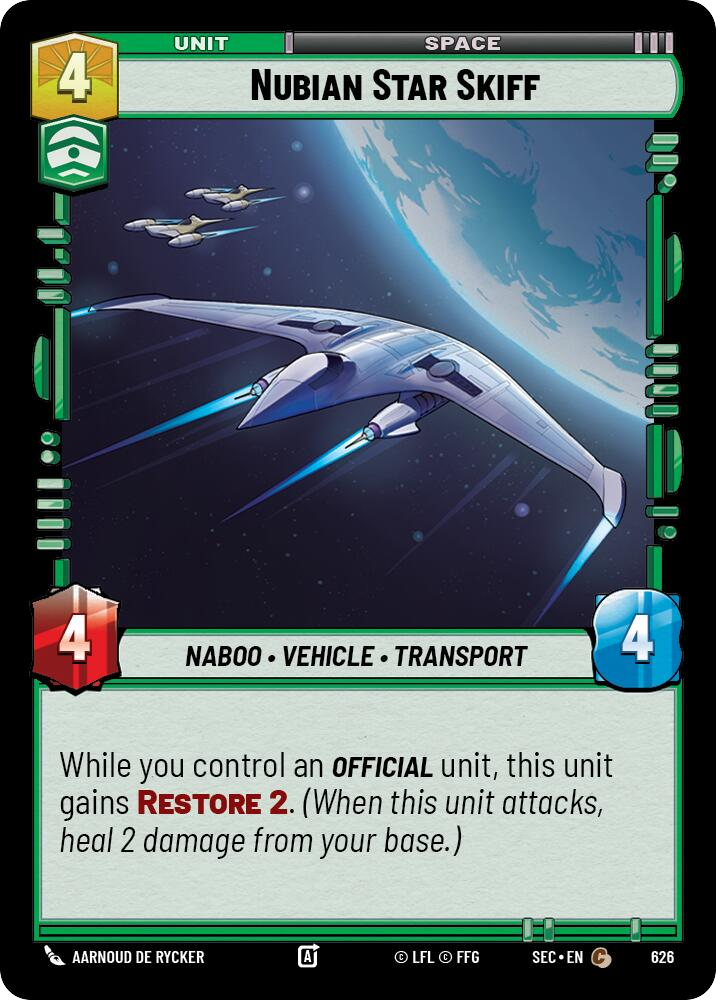 【SEC0626/EN】Nubian Star Skiff (Foil)