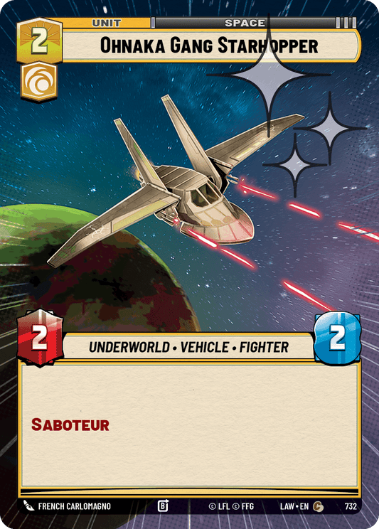 【LAW732/EN】Ohnaka Gang Starhopper (Hyperspace/Foil)
