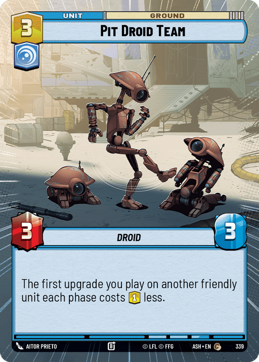 【ASH339/EN】Pit Droid Team (Hyperspace)