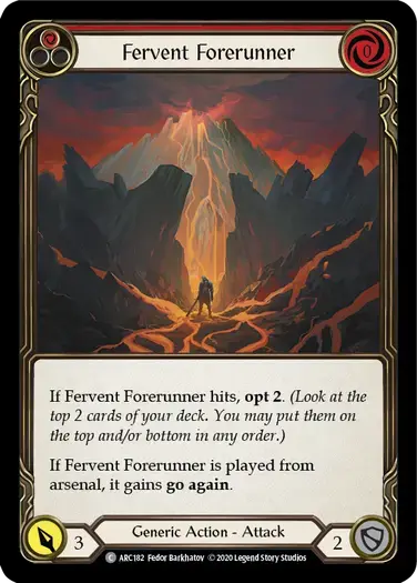 【U-ARC182/EN】Fervent Forerunner[Red]