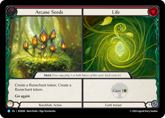 【ROS006/EN/RF】Arcane Seeds+Life/秘術の種子+生命